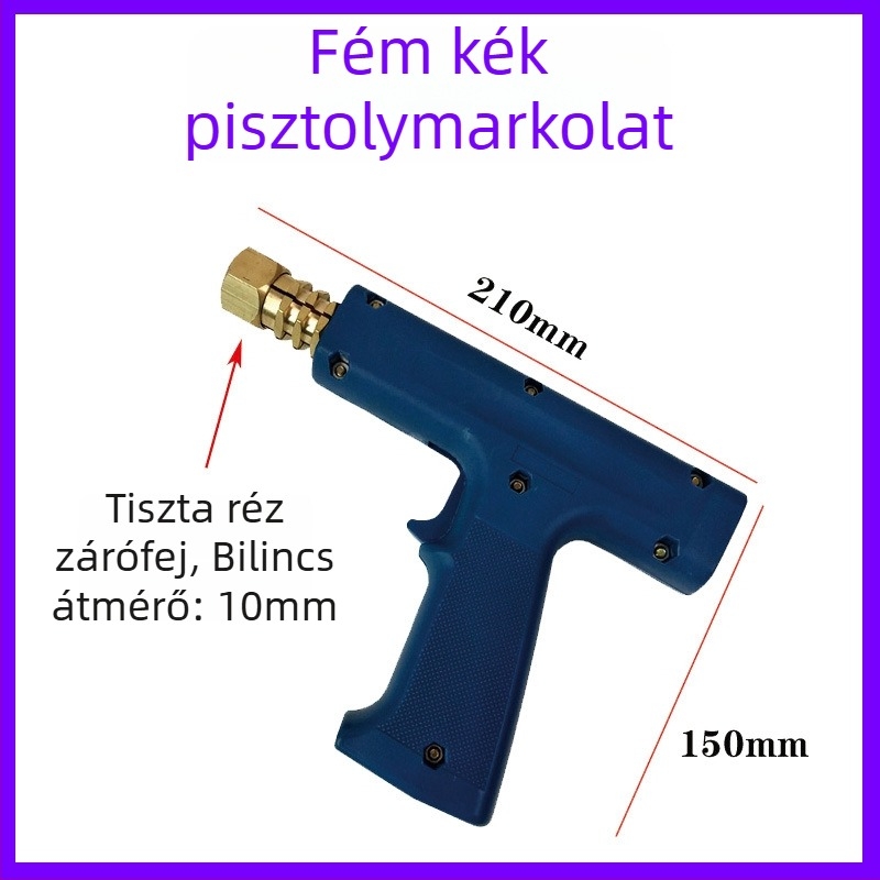 Autóformázó és lemezjavító gép kiegészítők: pisztoly alakú fogantyú, háromszög alakú alkatrész, szénrúd, körkörös tömítés, befogófej