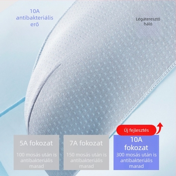 Férfi Ice Silk seamless boxer briefs antibakteriális zónával, 10A osztály, lélegző