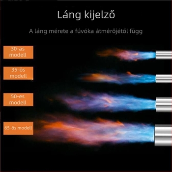 Konyhai gázlángoló készülék grillezéshez és főzéshez