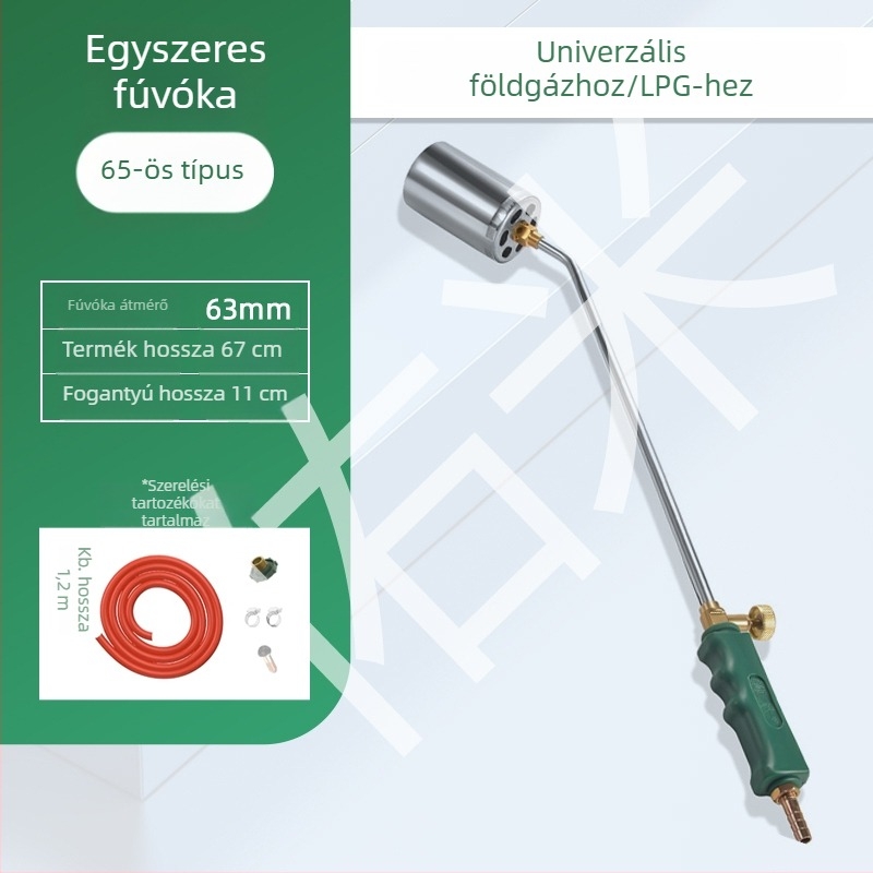Konyhai gázlángoló készülék grillezéshez és főzéshez