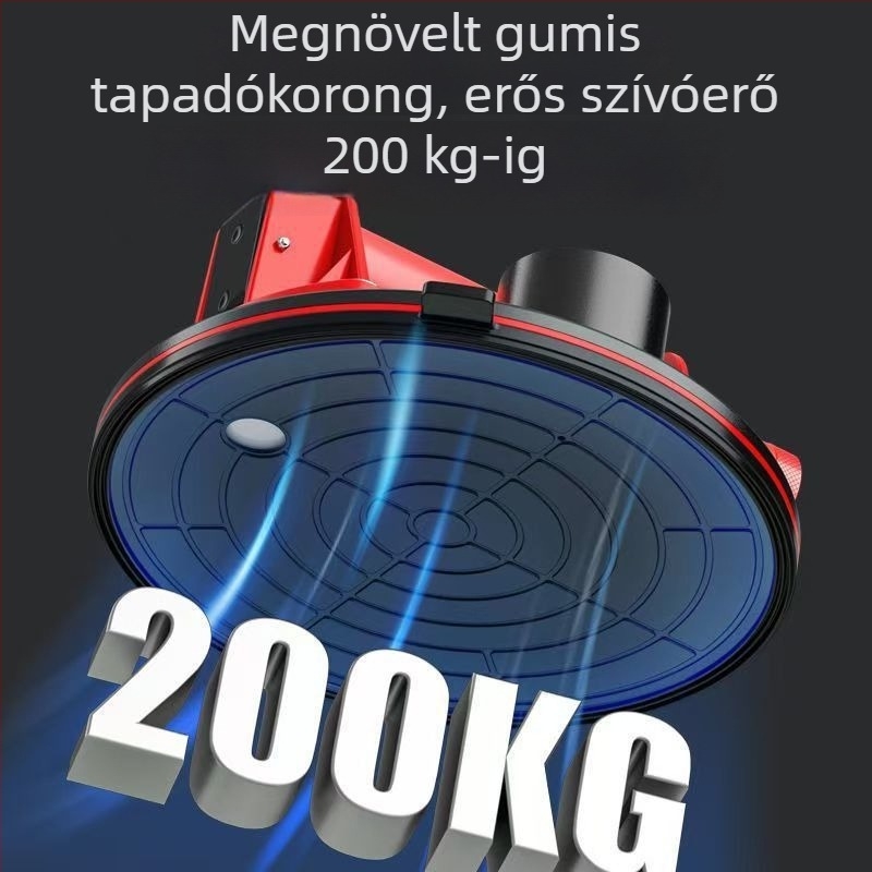 Csempekezeléshez szívókorong kézi és elektromos levegőpumpával – erős, nagy méretű eszköz