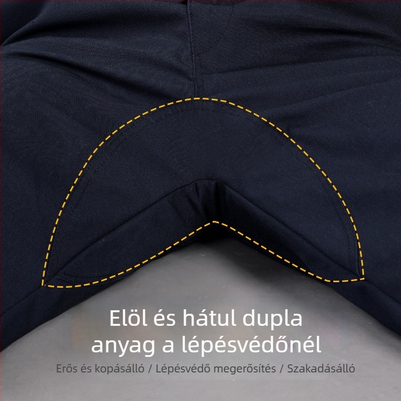 Férfi hegesztő munkanadrág, kopásálló, szabad szabású, tavasz–ősz