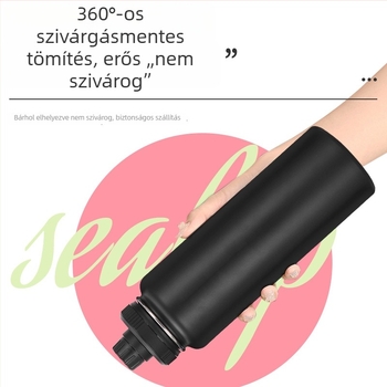 304 rozsdamentes acél termosz, kettős falú vákuumos szigetelés, nagy kapacitás, hordozható kültéri kerékpározáshoz