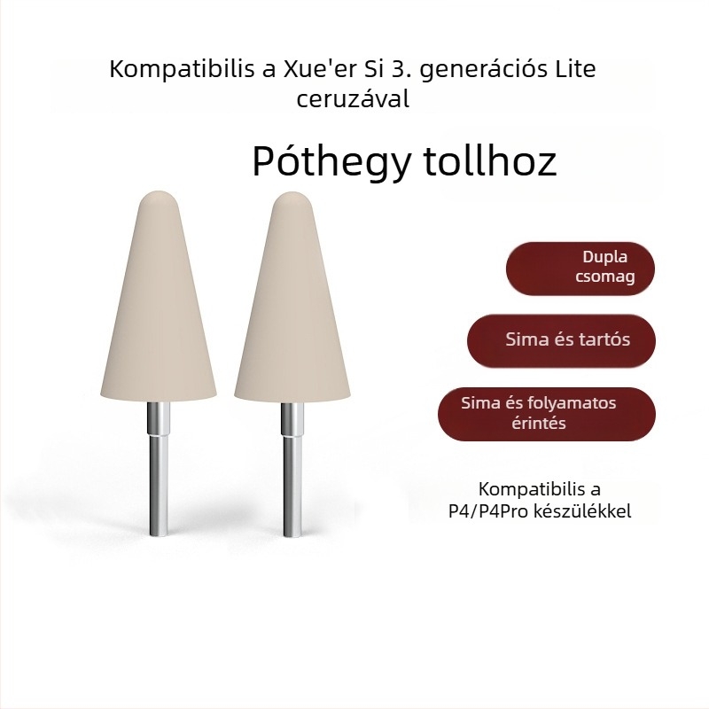 Xueersi harmadik generációs stylushoz való cserélhető tollhegyek, Lite kopásálló hegyek, P4 tanuló készülékhez