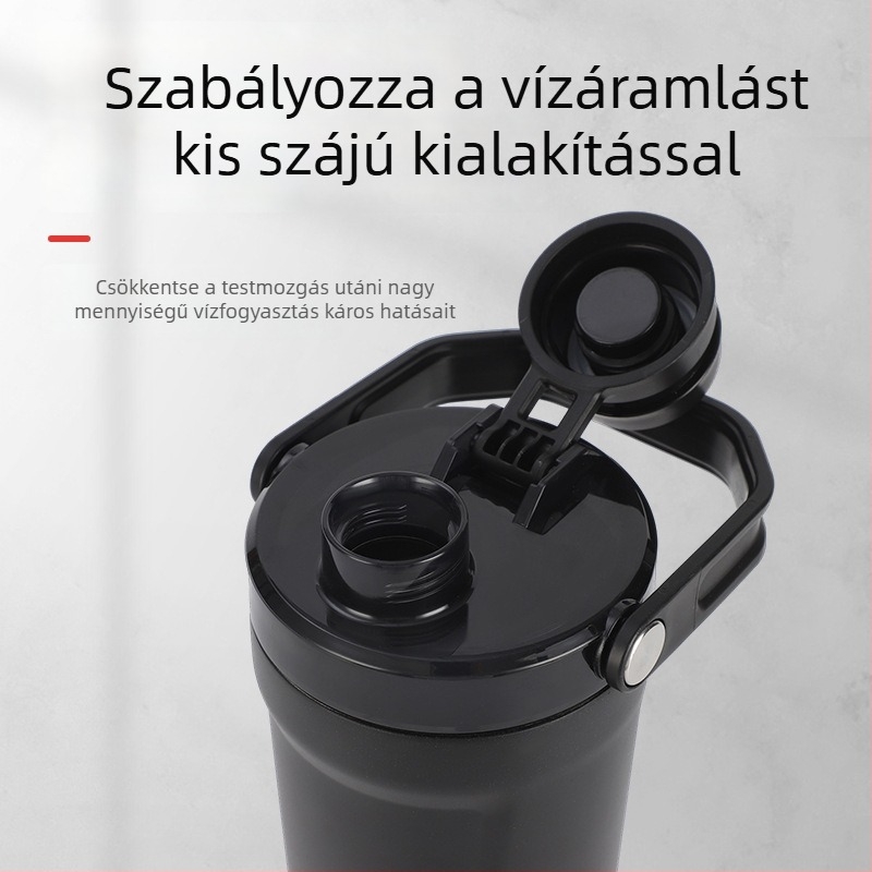 304 rozsdamentes acélból készült vákuum-szigetelt shaker pohár, nagy kapacitás