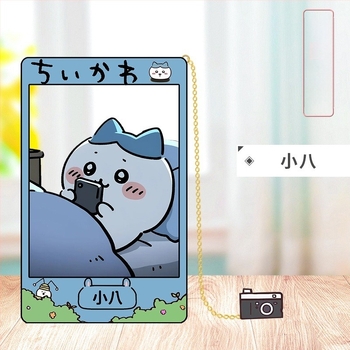 9 cm-es fémes, áttört könyvjelző anime-stílusban Jiyi Xiaoba és Usachi-vel, repülő mókus
