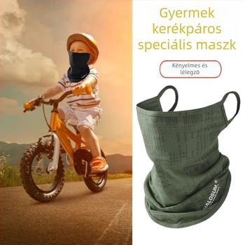 Gyerekeknek készült sivatagi védelem készlet: pormaszk, szélvédő kendő, UV-védelem, túrázás és kemping