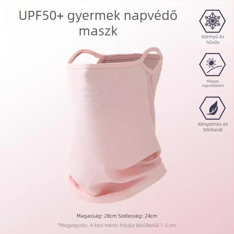 Gyerekeknek készült sivatagi védelem készlet: pormaszk, szélvédő kendő, UV-védelem, túrázás és kemping