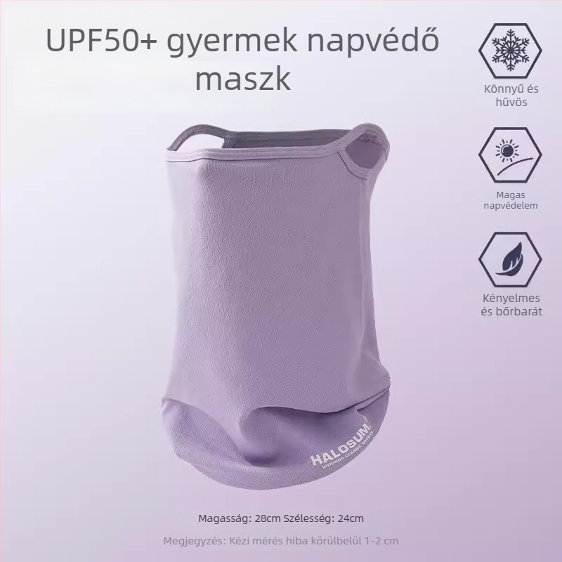 Gyerekeknek készült sivatagi védelem készlet: pormaszk, szélvédő kendő, UV-védelem, túrázás és kemping