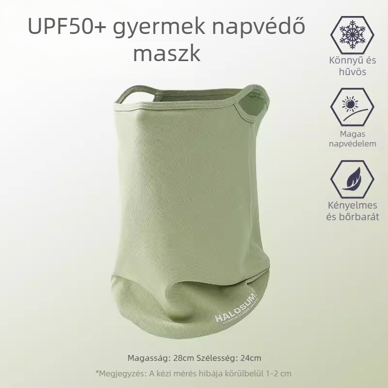 Gyerekeknek készült sivatagi védelem készlet: pormaszk, szélvédő kendő, UV-védelem, túrázás és kemping