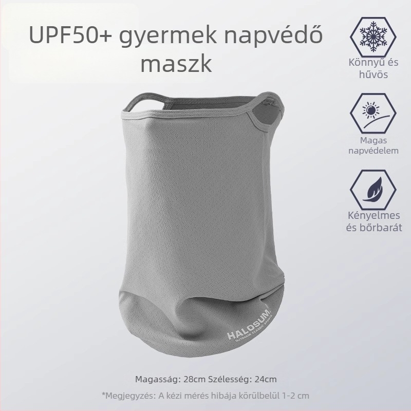 Gyerekeknek készült sivatagi védelem készlet: pormaszk, szélvédő kendő, UV-védelem, túrázás és kemping