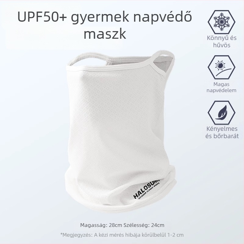 Gyerekeknek készült sivatagi védelem készlet: pormaszk, szélvédő kendő, UV-védelem, túrázás és kemping