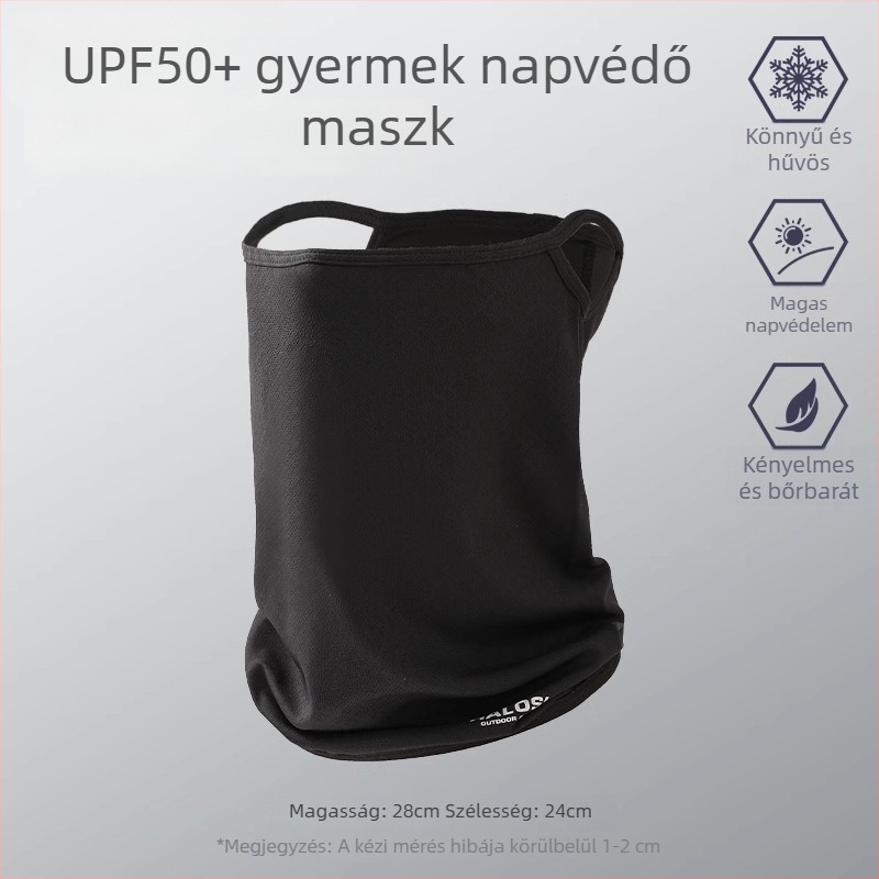 Gyerekeknek készült sivatagi védelem készlet: pormaszk, szélvédő kendő, UV-védelem, túrázás és kemping