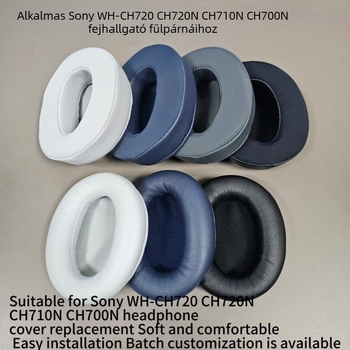 Sony WH-CH720/CH720N, CH710N, CH700N fejhallgató fülpárnák – műbőr