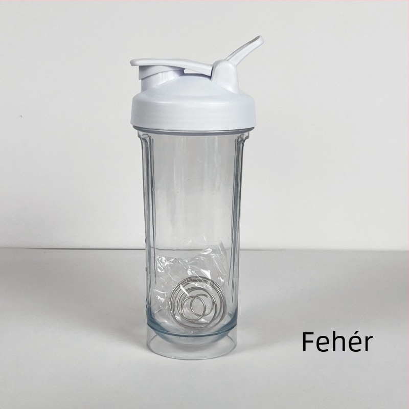 600 ml PC Tritan Fehérje Shaker Pohár, Műanyag, Sporthoz és Kültéri Használathoz, Hordozható