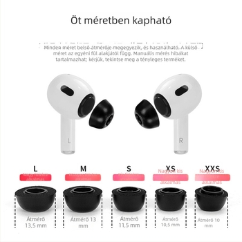 Memóriahabos fülkapcsok AirPods Pro 3. generációhoz, szivacsos füldugók, inert szivacs füldugók