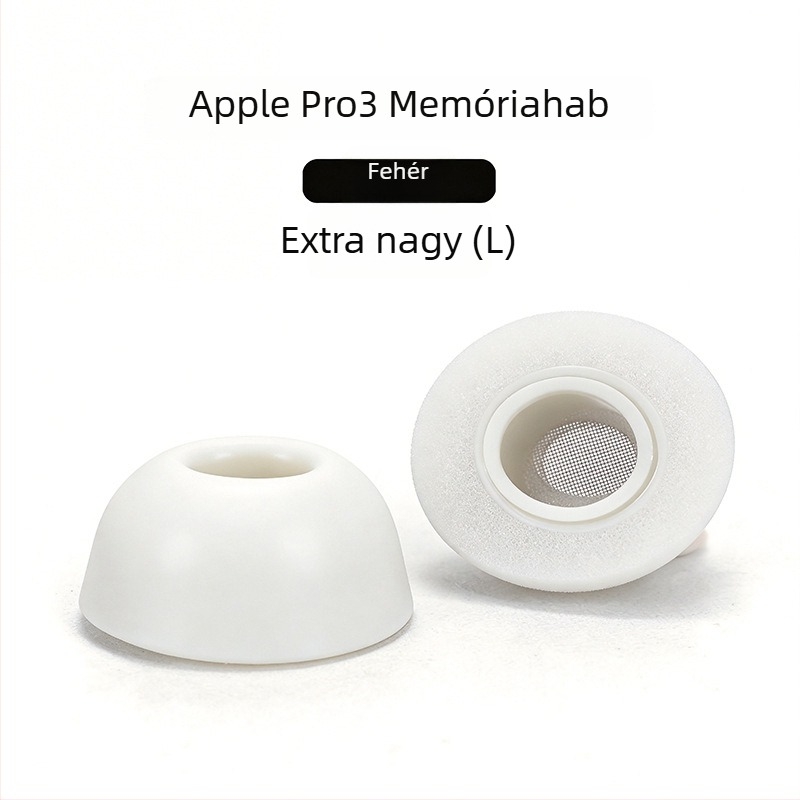 Memóriahabos fülkapcsok AirPods Pro 3. generációhoz, szivacsos füldugók, inert szivacs füldugók