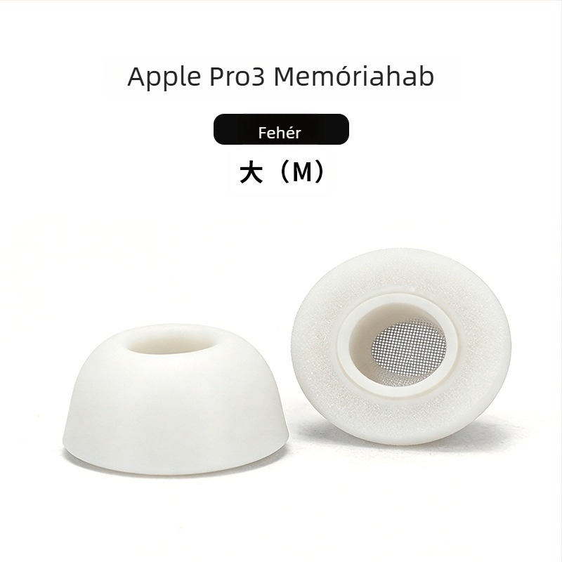 Memóriahabos fülkapcsok AirPods Pro 3. generációhoz, szivacsos füldugók, inert szivacs füldugók