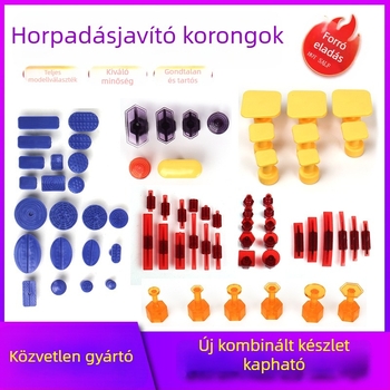 Fényezés nélküli horpadásjavító készlet autókhoz — húzóeszközök, húzó táblák, tömítőelemek és kalapács