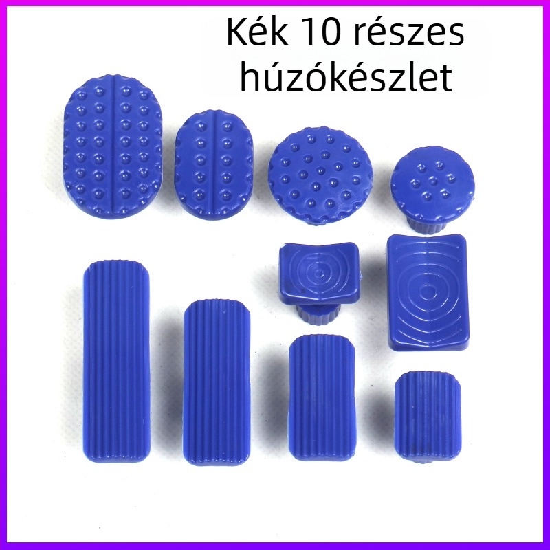 Fényezés nélküli horpadásjavító készlet autókhoz — húzóeszközök, húzó táblák, tömítőelemek és kalapács