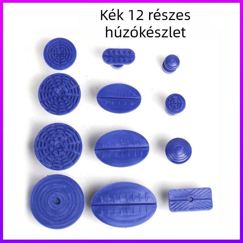 Fényezés nélküli horpadásjavító készlet autókhoz — húzóeszközök, húzó táblák, tömítőelemek és kalapács