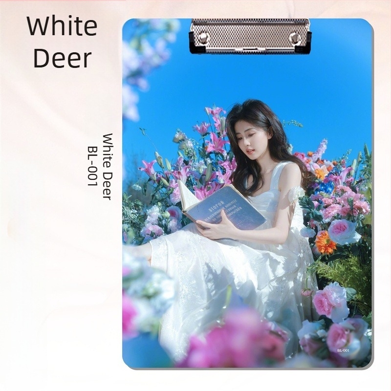 A4-es PP csipeszes irattartó dokumentumokhoz és diák dolgozatokhoz – White Deer Star Anime