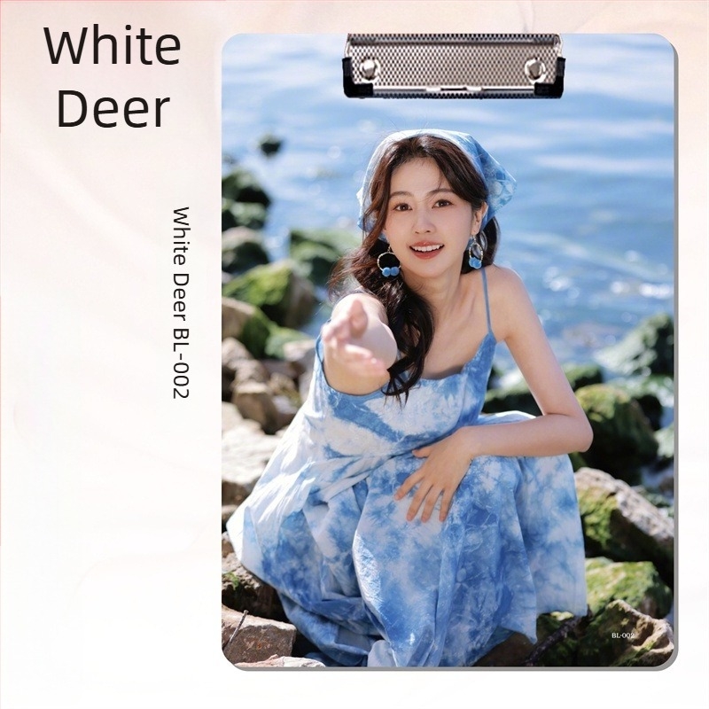 A4-es PP csipeszes irattartó dokumentumokhoz és diák dolgozatokhoz – White Deer Star Anime