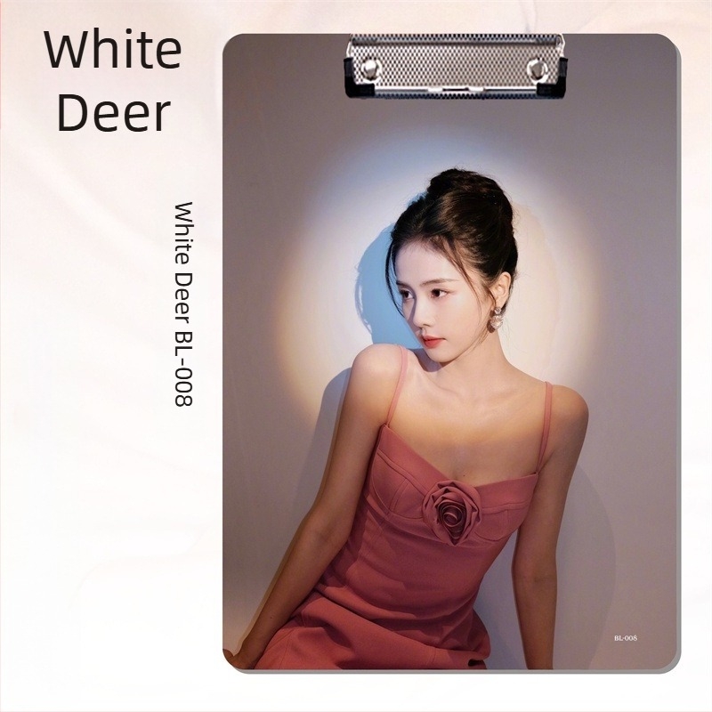 A4-es PP csipeszes irattartó dokumentumokhoz és diák dolgozatokhoz – White Deer Star Anime