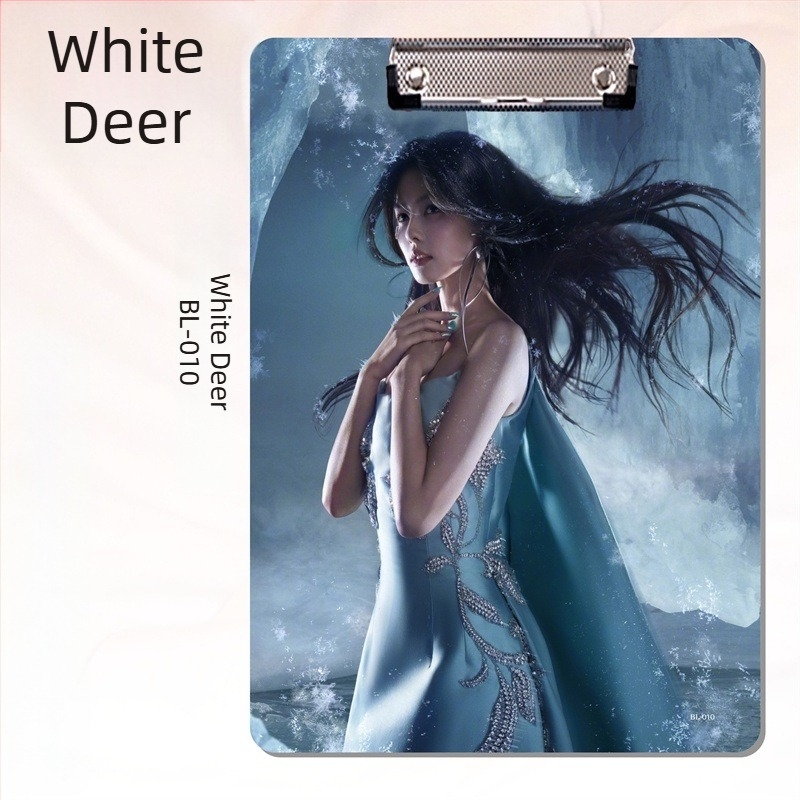 A4-es PP csipeszes irattartó dokumentumokhoz és diák dolgozatokhoz – White Deer Star Anime