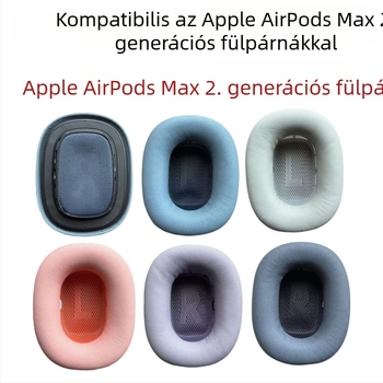 Apple AirPods Max második generációs fülpárna borító szivacsból és bőrből