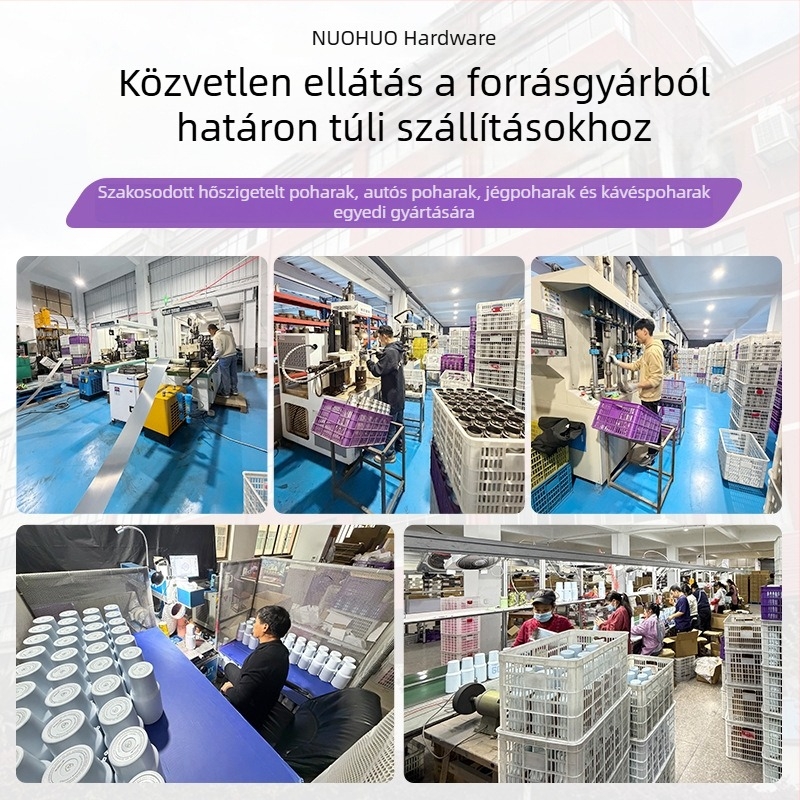 Nagy kapacitású szigetelt termosz pohár, hordozható shakerrel, rozsdamentes acélból, kültéri használatra, logóval testre szabható