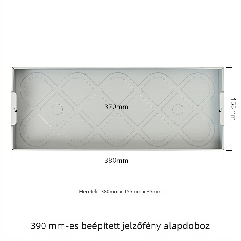 Beágyazott jelzőfény tűzjelzéshez, rejtett indikátorral és vészvilágítás kiegészítőkkel