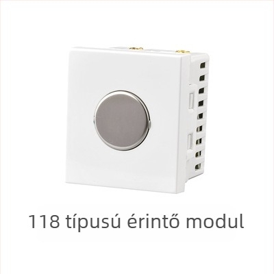 118-as típusú moduláris falba süllyeszthető kapcsolópanel 1–4 pozícióval és dugaszoló aljzatokkal háztartási használatra