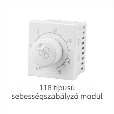 118-as típusú moduláris falba süllyeszthető kapcsolópanel 1–4 pozícióval és dugaszoló aljzatokkal háztartási használatra