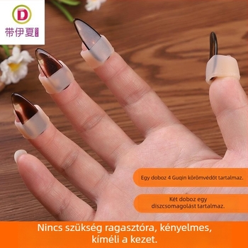 Guzheng szilikon ujjvédő készlet gyerekeknek és felnőtteknek – professzionális játékhoz