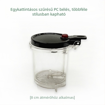 Teáinfúzor belső rész 7-8 cm-es pohárnyílású, PC anyagú, 304 rozsdamentes acél.