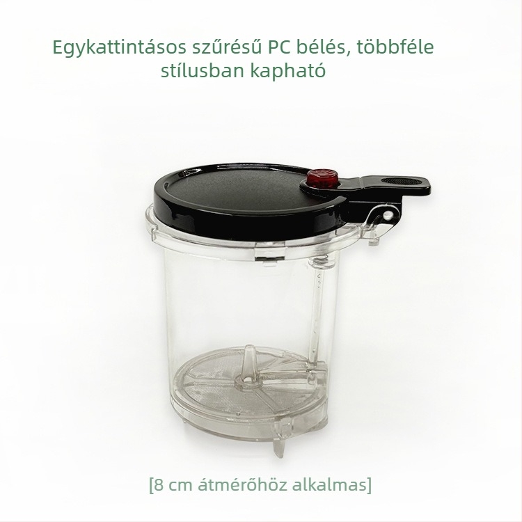 Teáinfúzor belső rész 7-8 cm-es pohárnyílású, PC anyagú, 304 rozsdamentes acél.