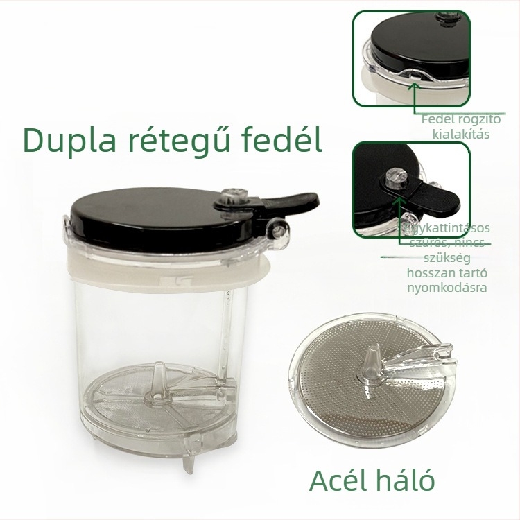 Teáinfúzor belső rész 7-8 cm-es pohárnyílású, PC anyagú, 304 rozsdamentes acél.