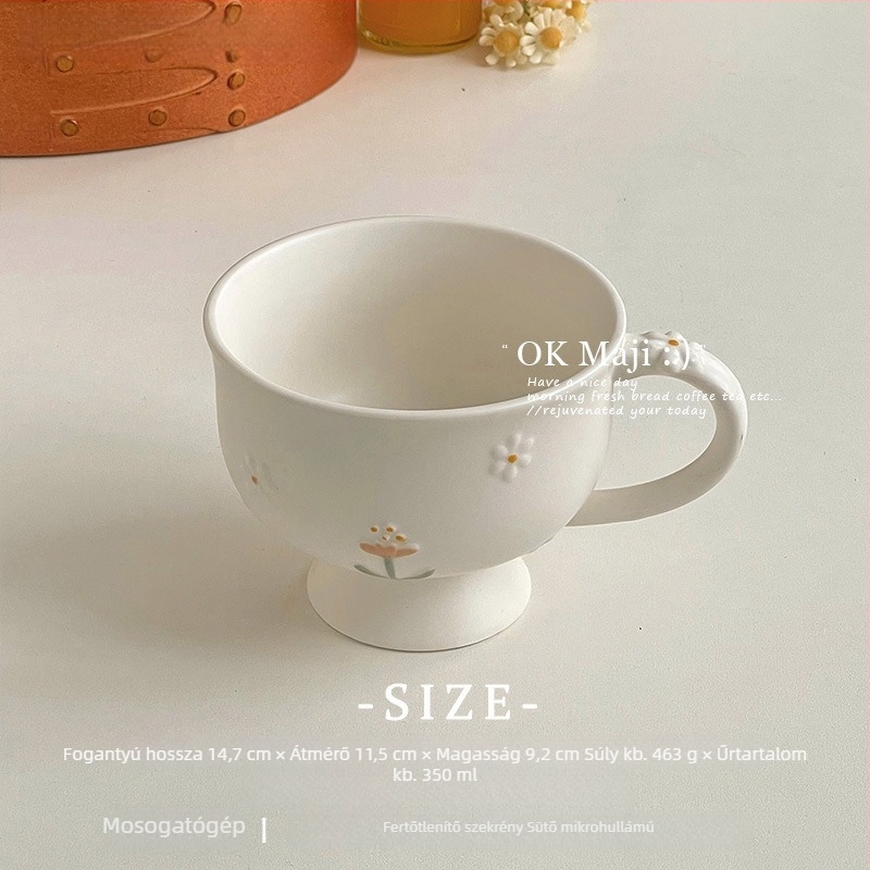 Little Daisy kerámiatányér, virág alakú, 12 cm, háztartási használatra, egyszerű stílus