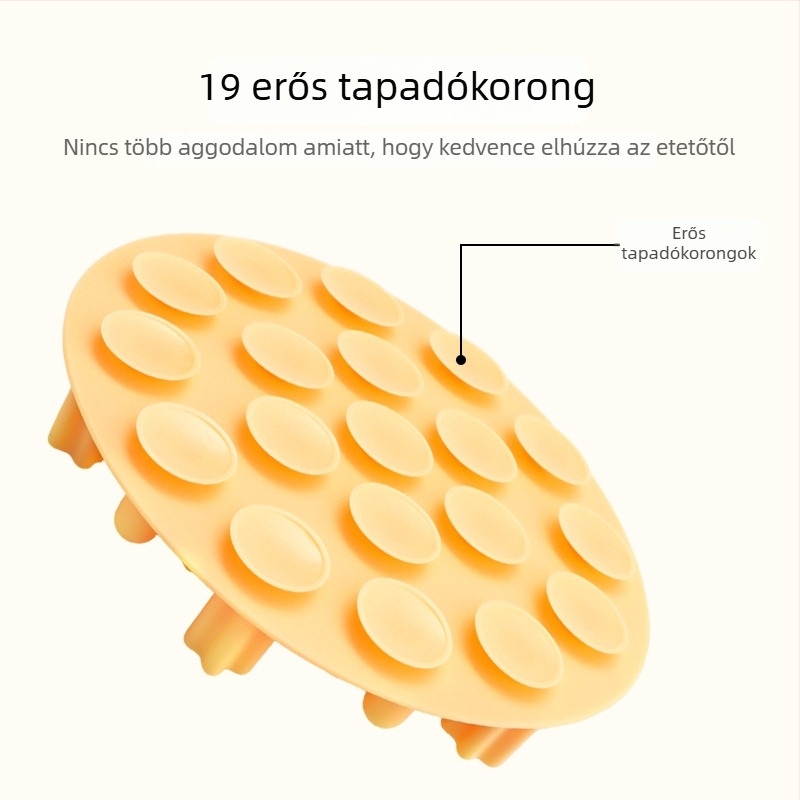 Lassú etető tál macskáknak és kutyáknak anti-fulladás alátéttel