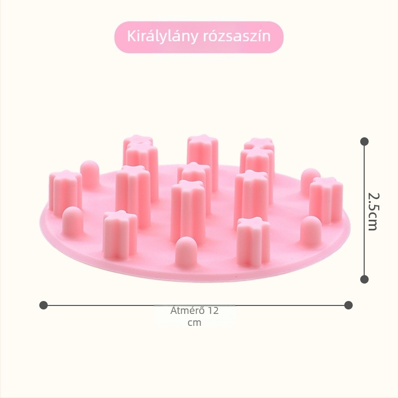 Lassú etető tál macskáknak és kutyáknak anti-fulladás alátéttel