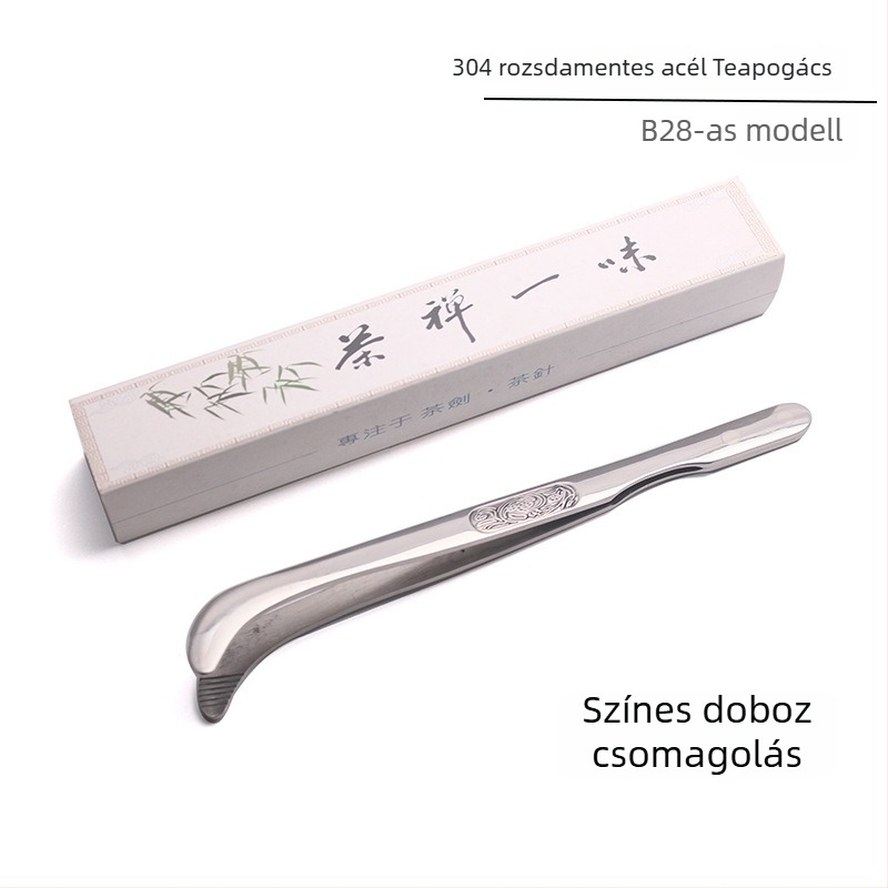 Rozsdamentes acél – Virág sorozat: teáskés, teáskard és előformák a tea ceremóniája DIY 067·068