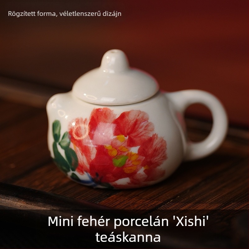 Mahjonghoz való kis teáskanna, Tea Pet, füstölő tartó, Jingdezhen kerámia, dekoratív darab a kung-fu tea ceremóniához