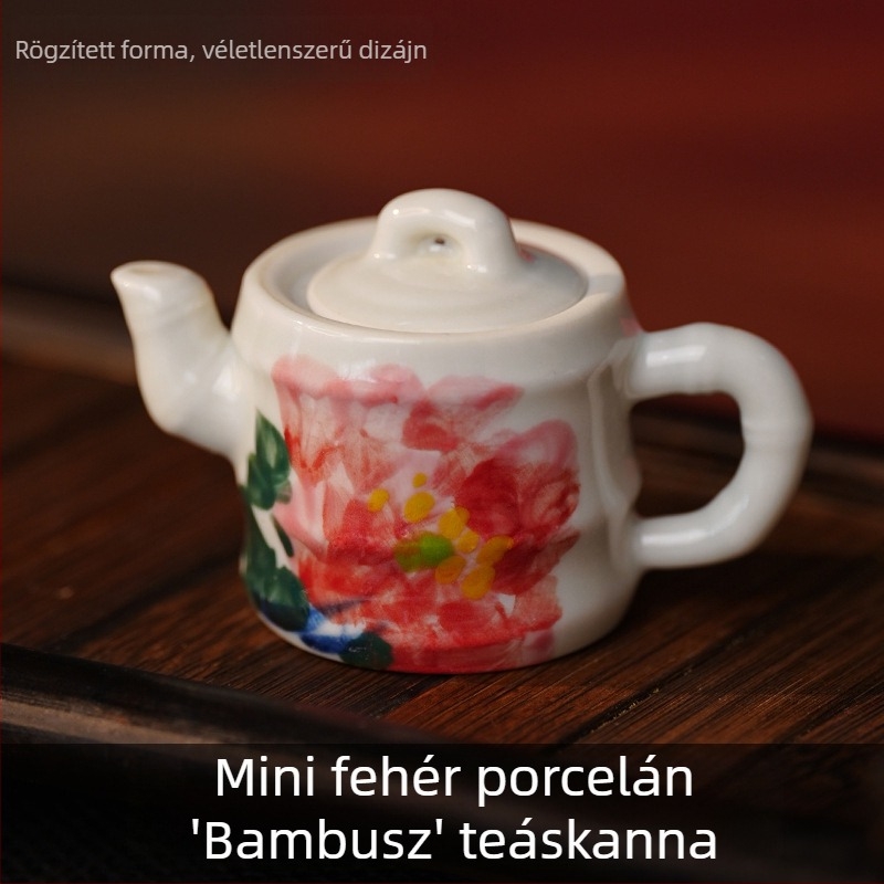 Mahjonghoz való kis teáskanna, Tea Pet, füstölő tartó, Jingdezhen kerámia, dekoratív darab a kung-fu tea ceremóniához
