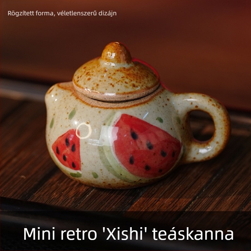 Mahjonghoz való kis teáskanna, Tea Pet, füstölő tartó, Jingdezhen kerámia, dekoratív darab a kung-fu tea ceremóniához