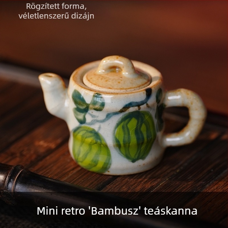 Mahjonghoz való kis teáskanna, Tea Pet, füstölő tartó, Jingdezhen kerámia, dekoratív darab a kung-fu tea ceremóniához