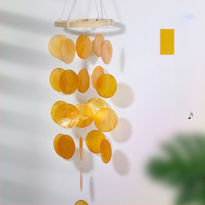 Kagylókból készült DIY készlet szélcsengőhöz – gyerekeknek, kreatív kézműves dekoráció a hálószobába