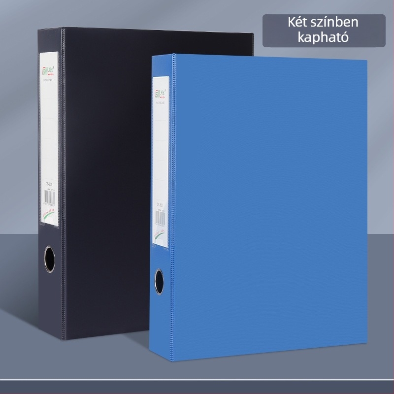 PVC A4-es irattartó doboz vezetői és pártépítési információkhoz – összecsukható tároló logóval, Creation márka, modellek 800/808/801/803/807/900