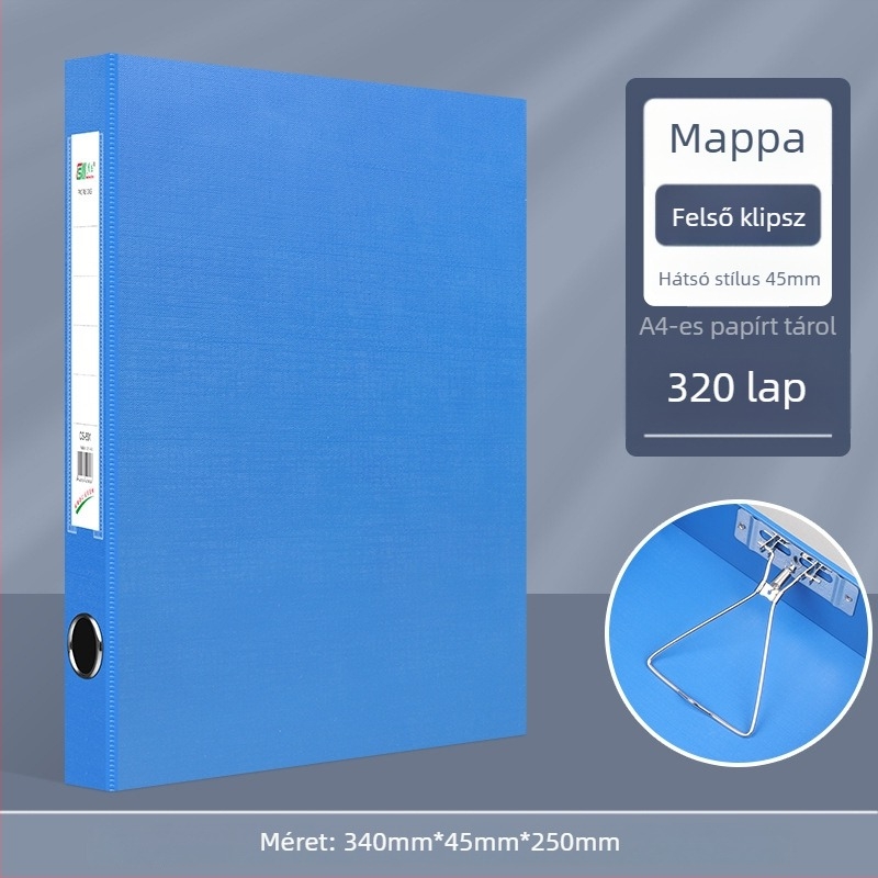 PVC A4-es irattartó doboz vezetői és pártépítési információkhoz – összecsukható tároló logóval, Creation márka, modellek 800/808/801/803/807/900