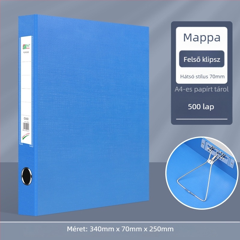 PVC A4-es irattartó doboz vezetői és pártépítési információkhoz – összecsukható tároló logóval, Creation márka, modellek 800/808/801/803/807/900